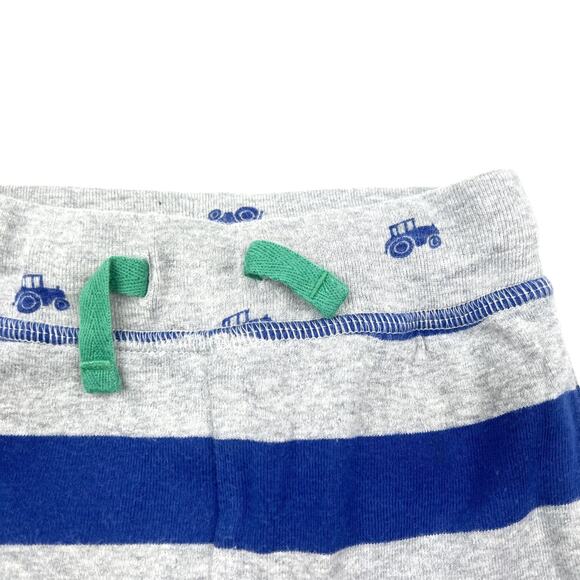 Baby Boden Reversible Striped Tractors Pants - Picture 5 of 9
